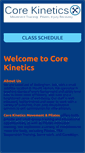 Mobile Screenshot of corekineticspilates.com